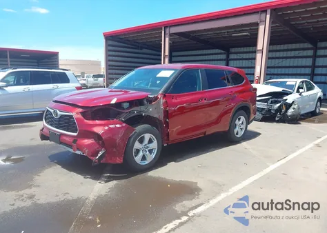 2023 Toyota Highlander Le from USA, damaged, VIN 5TDKDRAHXPS509316
